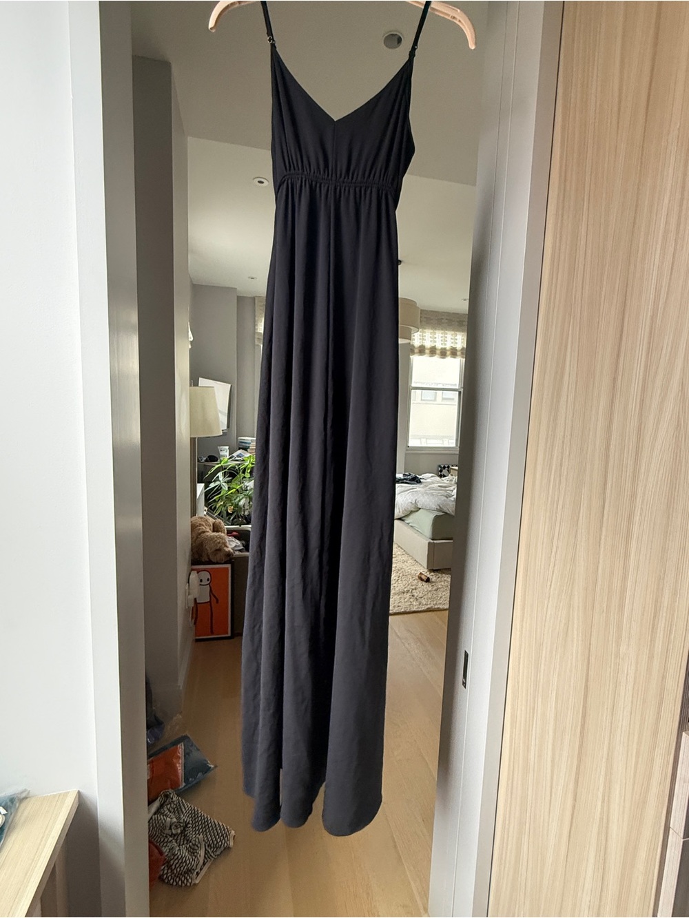 NWT Theory Spaghetti-Strap Maxi Dress